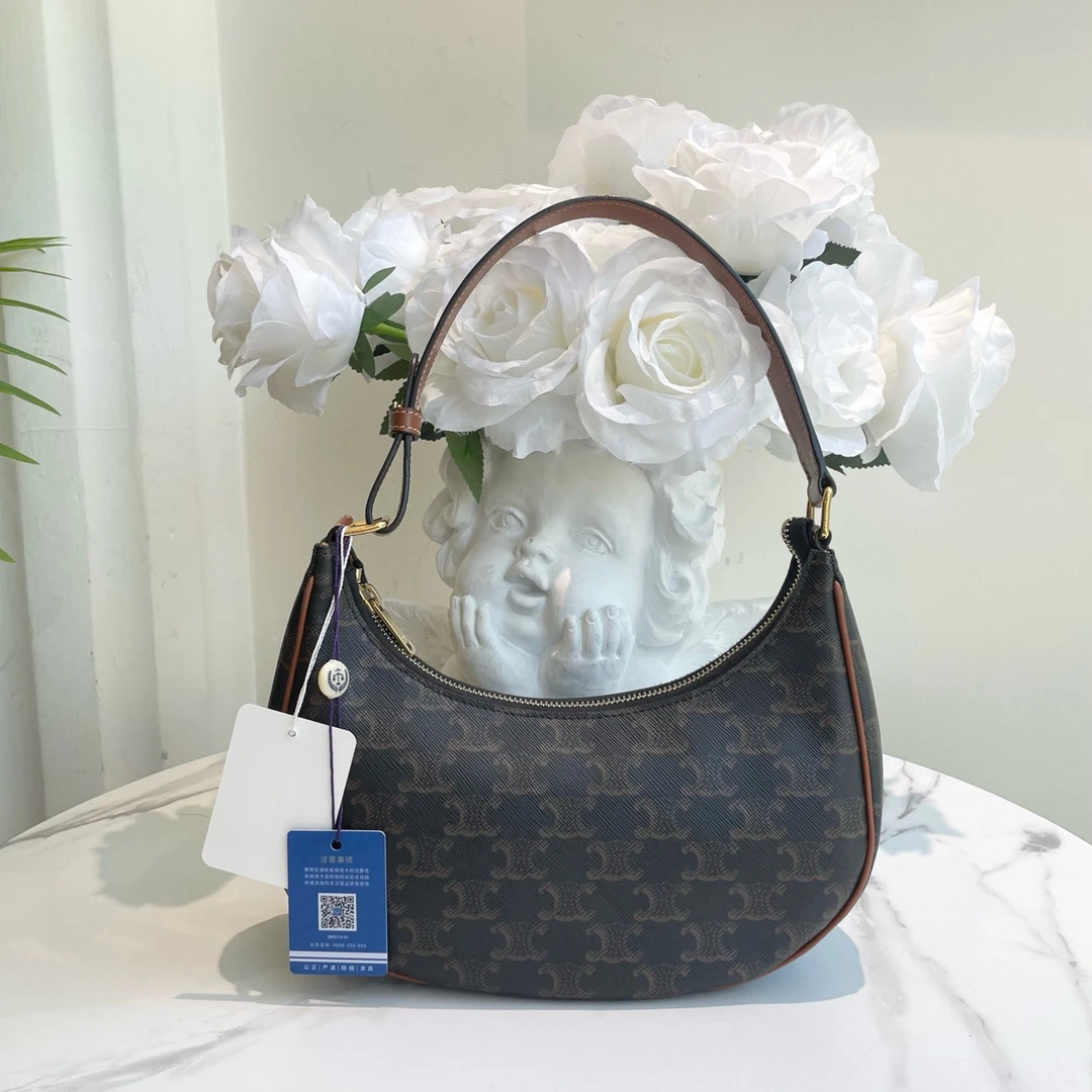 95新 Celine/思琳 御古屋/65923/豌豆hobo单肩包