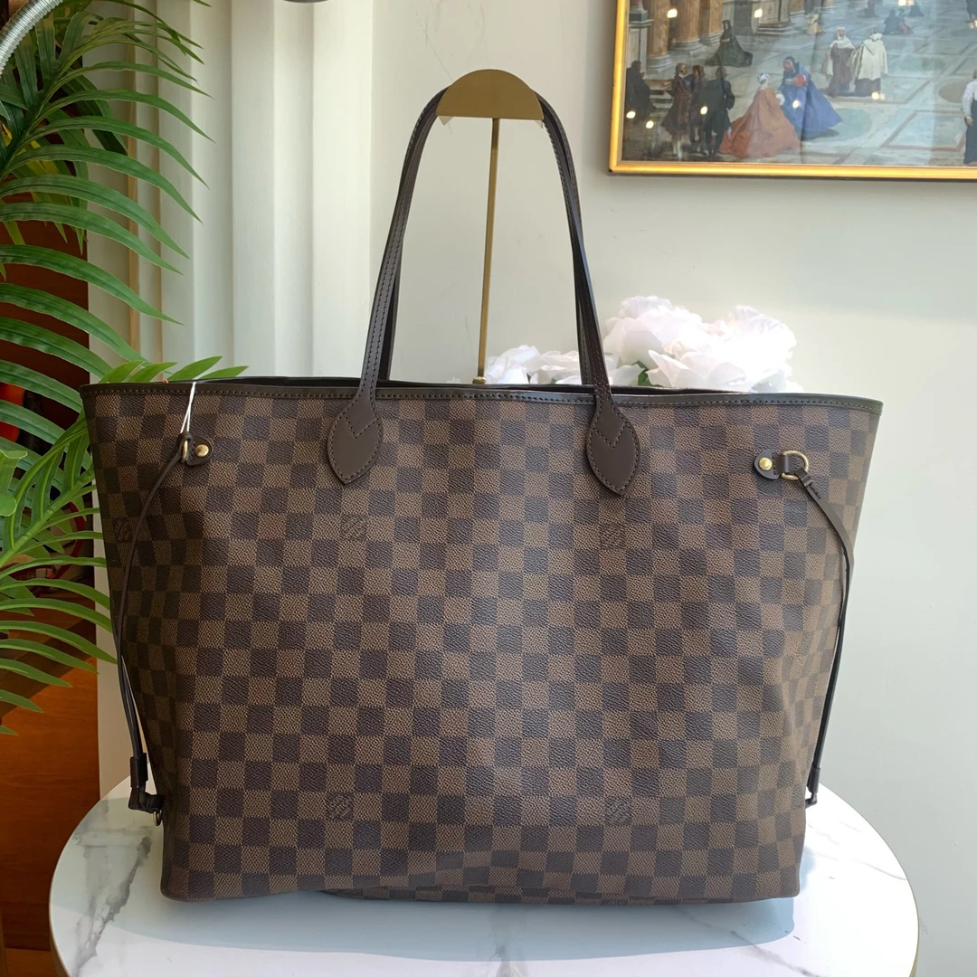 95新 LouisVuitton/路易威登 御古屋/65375/大号nf包包口后换11年