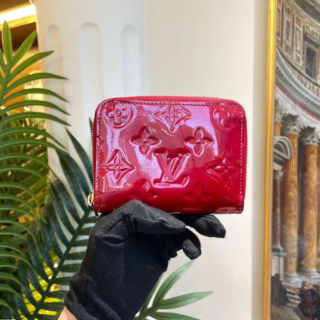 95新 LouisVuitton/路易威登 御古屋/17499/漆皮钱包 11年