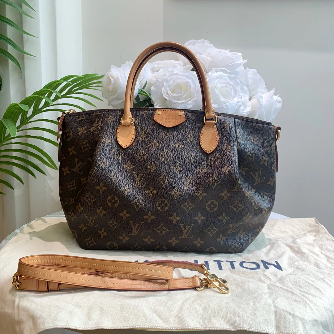 95新 LouisVuitton/路易威登 御古屋/24790/中号饺子 16年