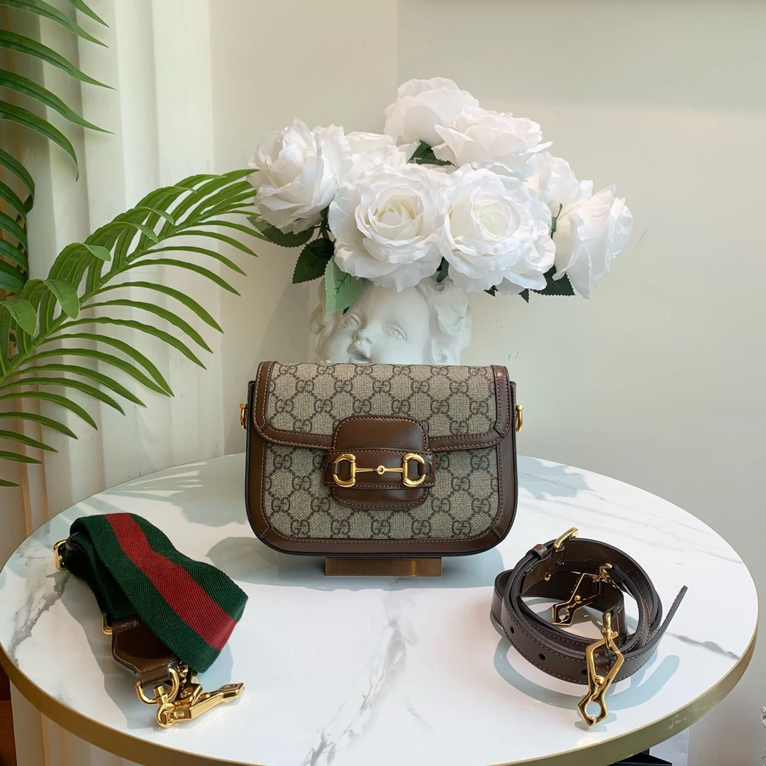 95新 GUCCI/古驰 御古屋/82665/1955mini马鞍