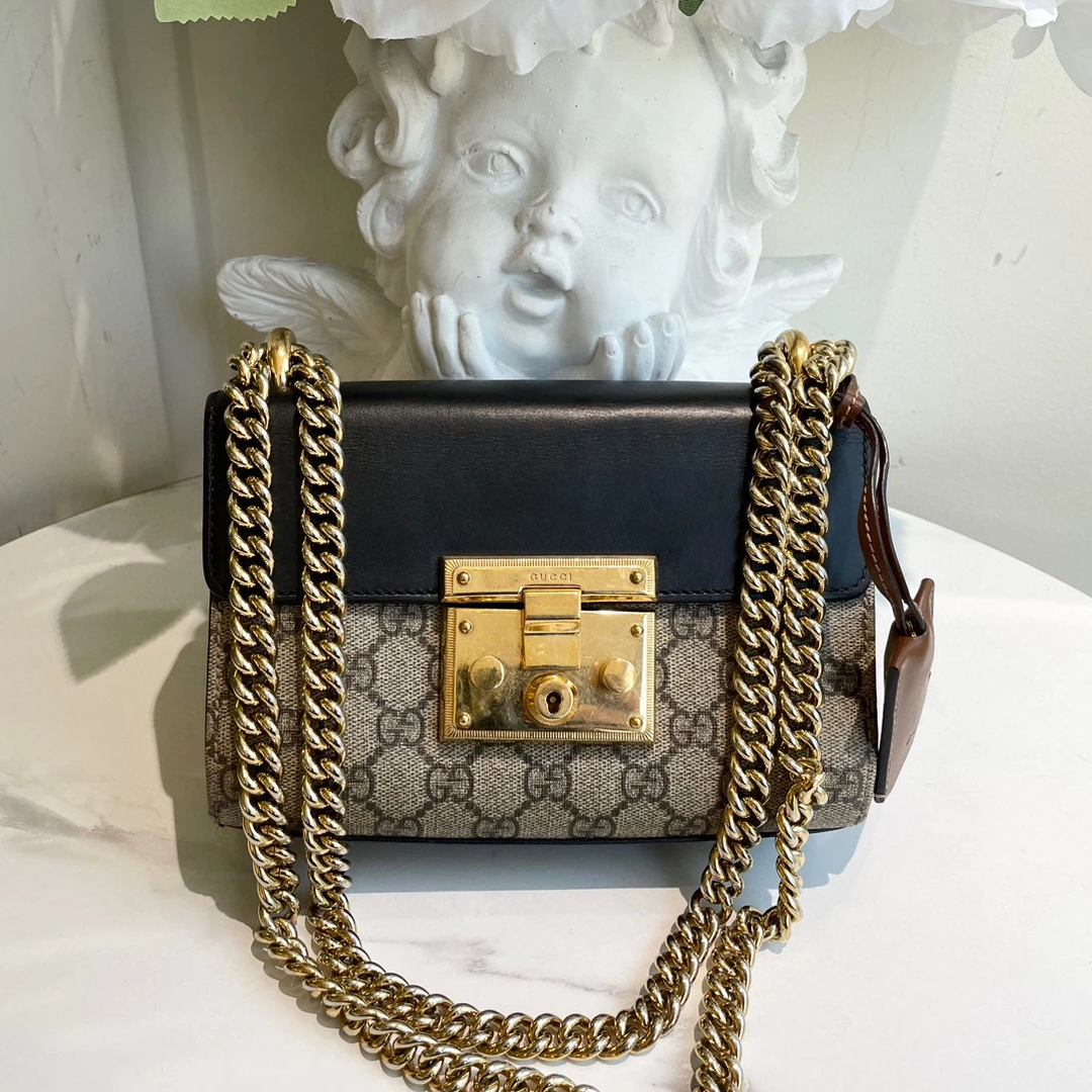 95新 GUCCI/古驰 御古屋/65176/padlock月光宝盒