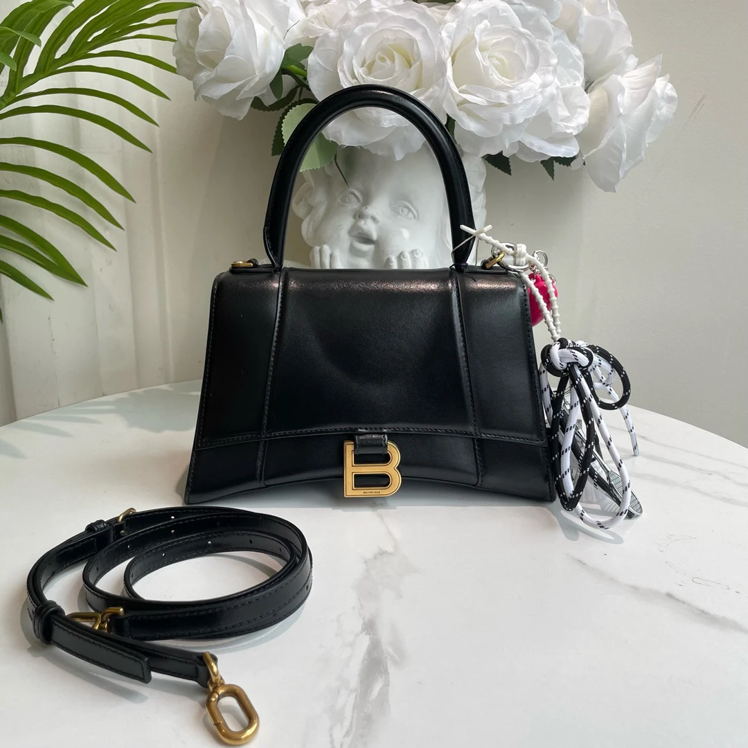 95新 Balenciaga/巴黎世家 御古屋/11052/沙漏S码光面皮