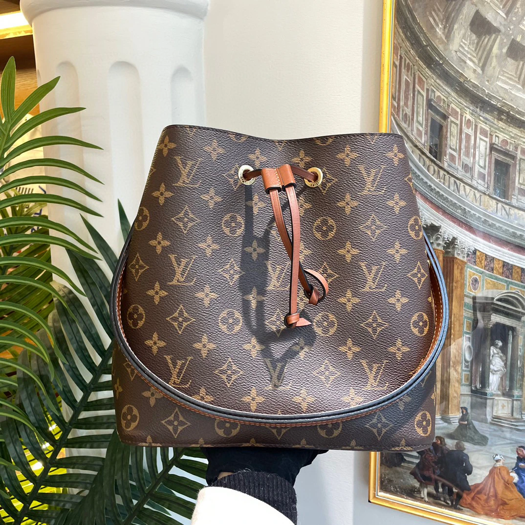 95新 LouisVuitton/路易威登 御古屋/87684/焦糖色水桶