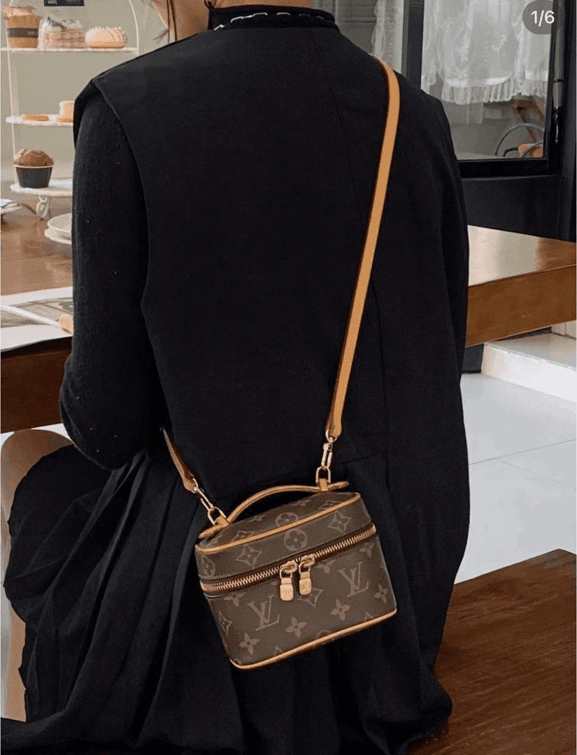 95新 LouisVuitton/路易威登 御古屋/88666/nice nano 包21年