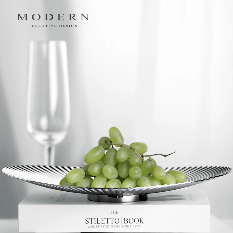 摩登MODERN轻奢水果盘摆件北欧风网红ins时尚家居零食盆乔迁礼物