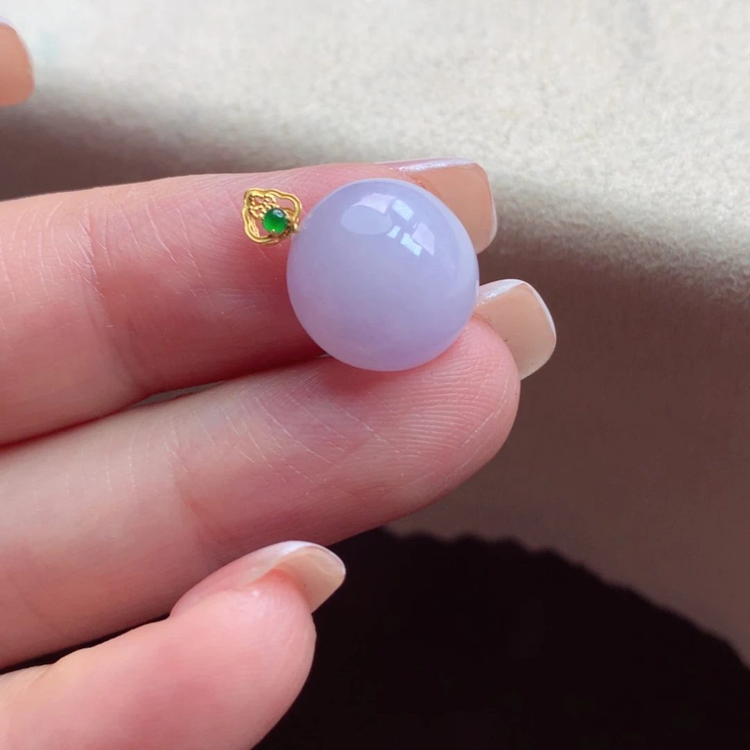 【闪购商品】翡翠吊坠18K金镶嵌