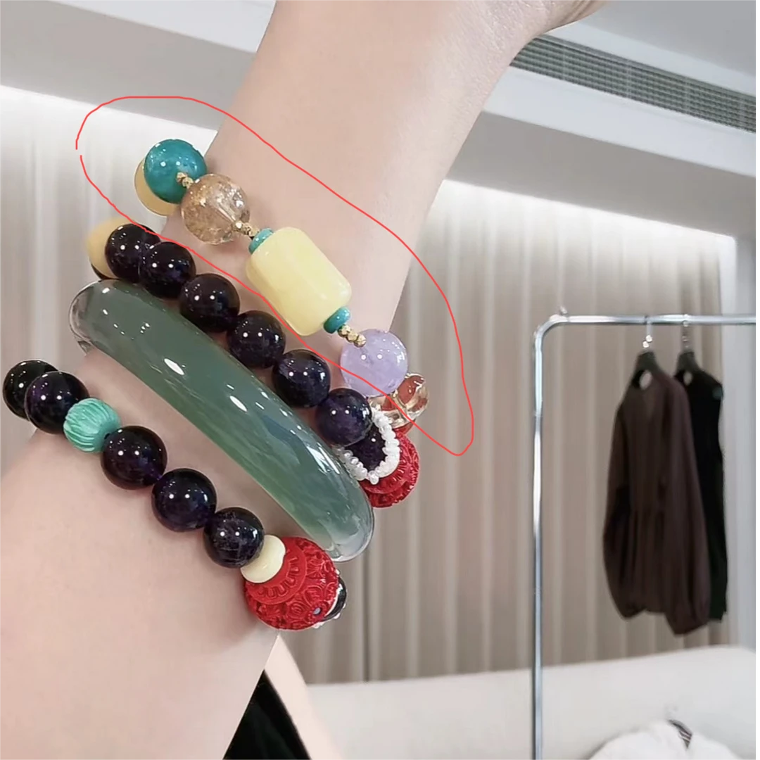 非金属仿水晶手链 ananstudio多宝手链 多样性发货