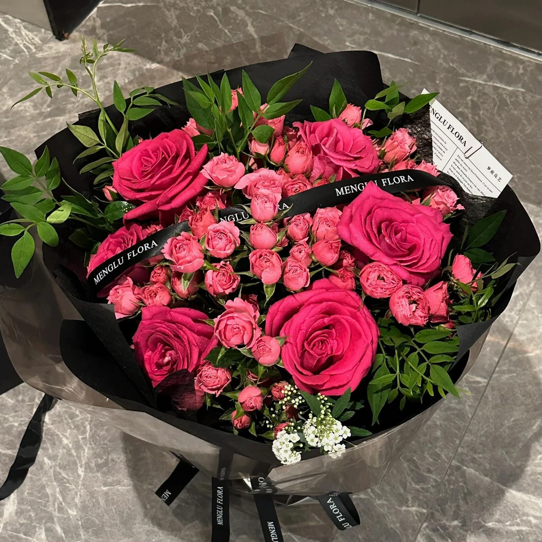 弗洛伊德玫瑰真花鲜花花束附近花店同城速递生日送礼物闺蜜爱人