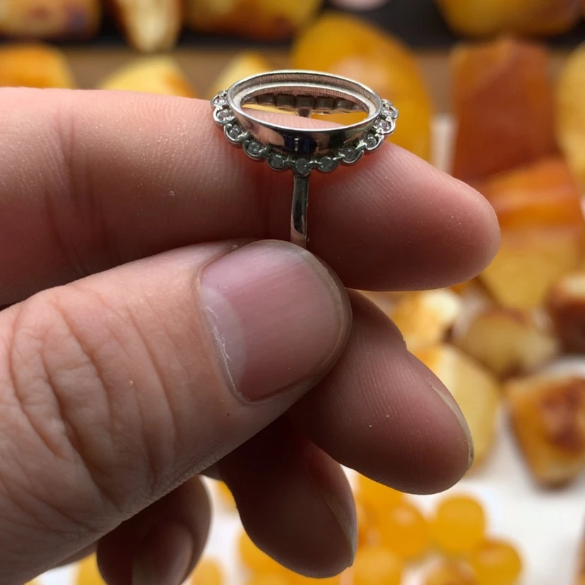 【闪购商品】定制琥珀未镶嵌J****美
