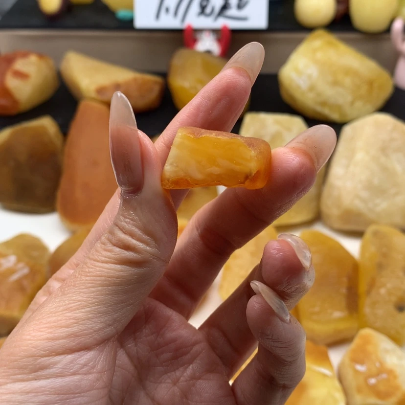 【闪购商品】定制琥珀未镶嵌潜*