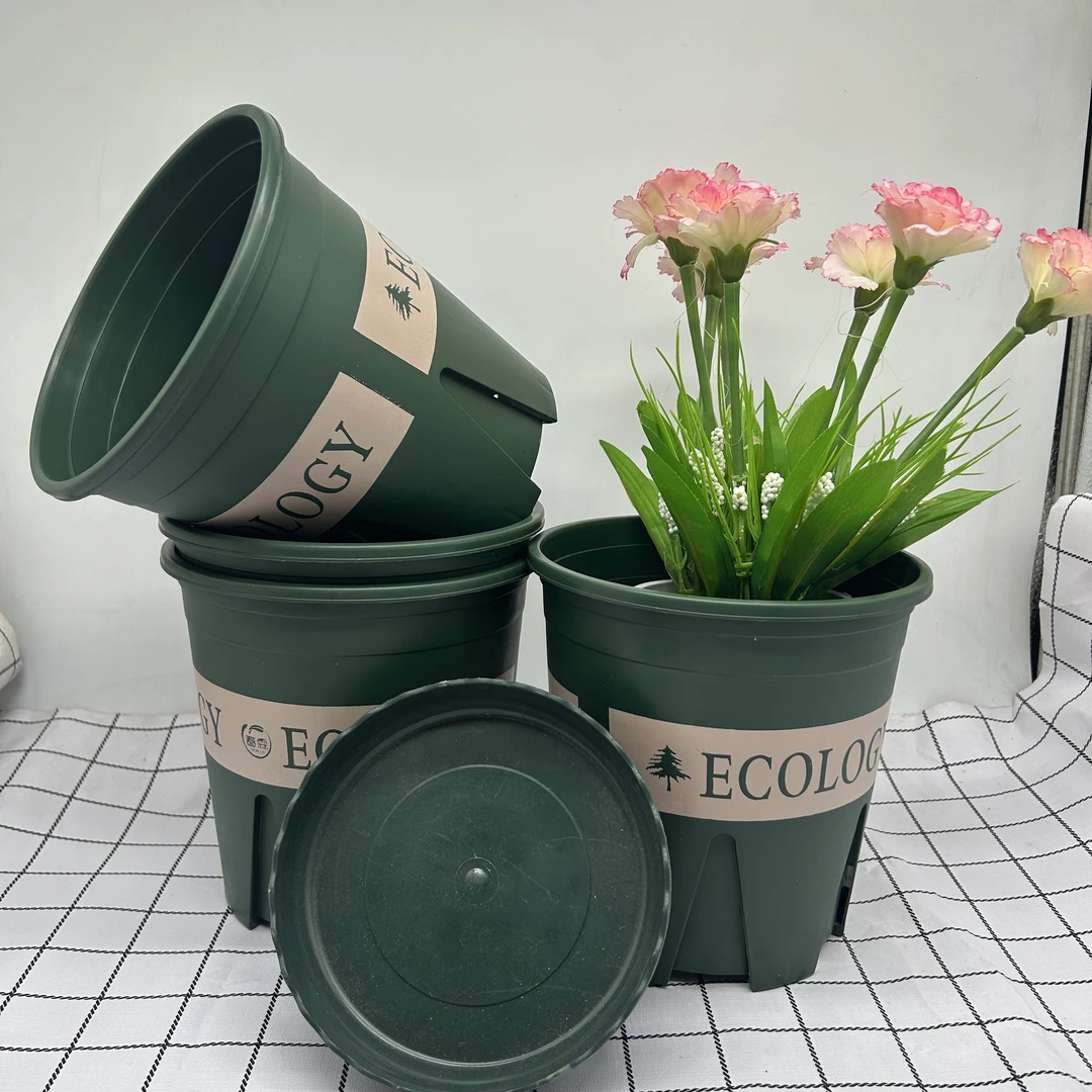 二代160加仑花盆4个送托盘《直径16高16》