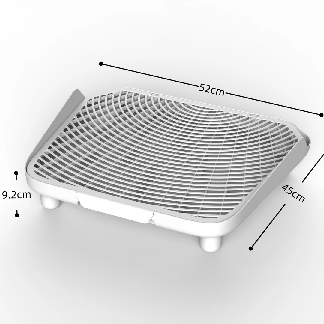 LUSMO/鹿沫控砂踏板通用猫砂垫双层猫厕所猫砂盆防外溅适用加厚