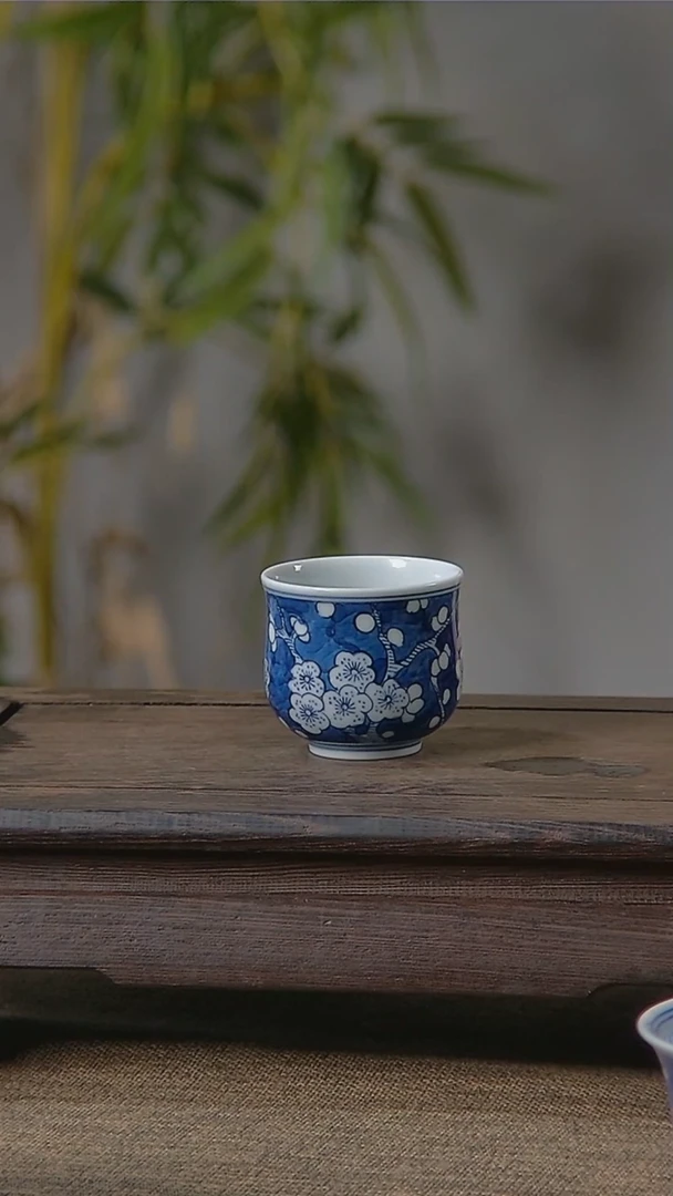 【闪购商品】折葵非器手工手绘冰梅炉式迷你杯