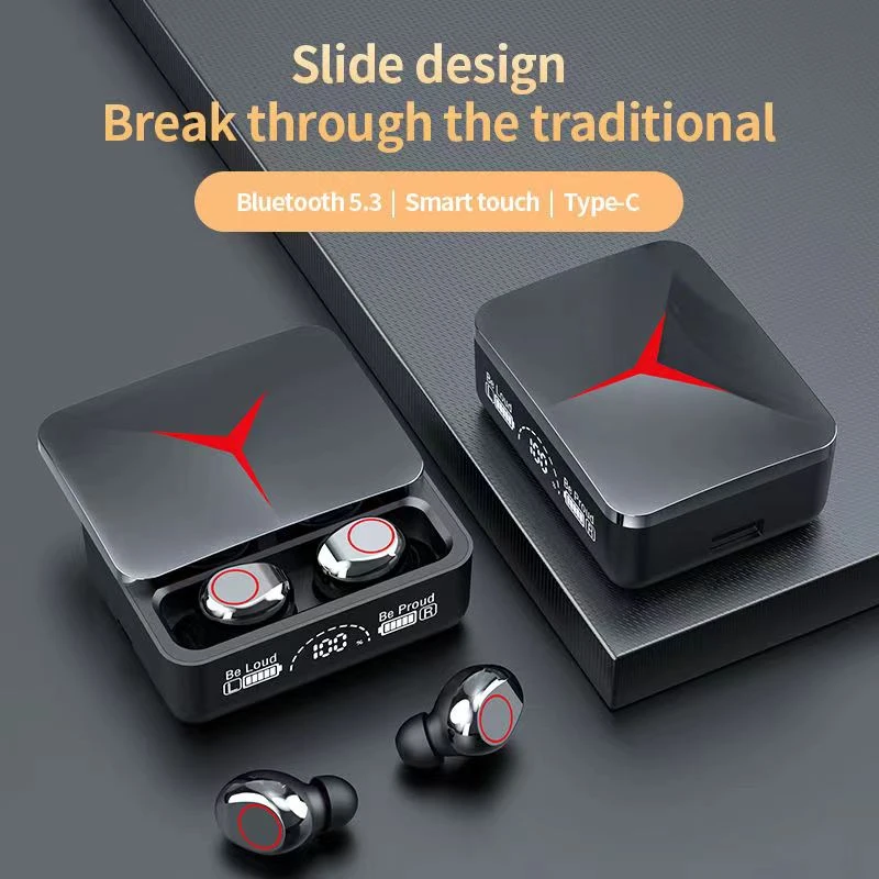 M90滑盖蓝牙耳机无线高音质超长续航降噪苹果华为OPP通用