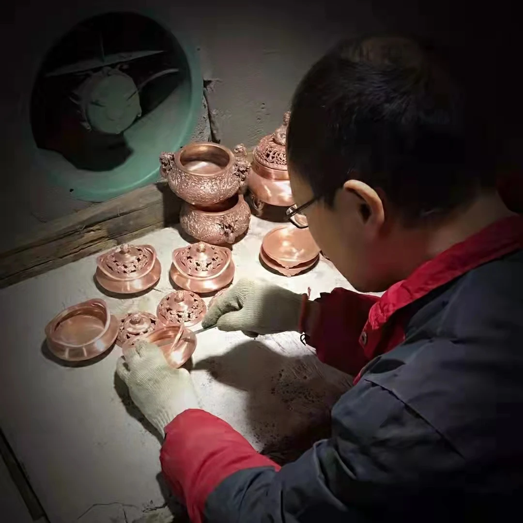 D多坤文化香道姑苏大师手工铸造香炉复古怀旧经典制作定制