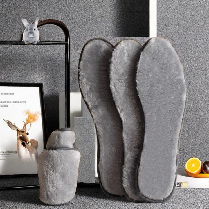 仿兔毛鞋垫男女款加绒保暖吸汗透气舒适御寒锁温冬季保温鞋垫