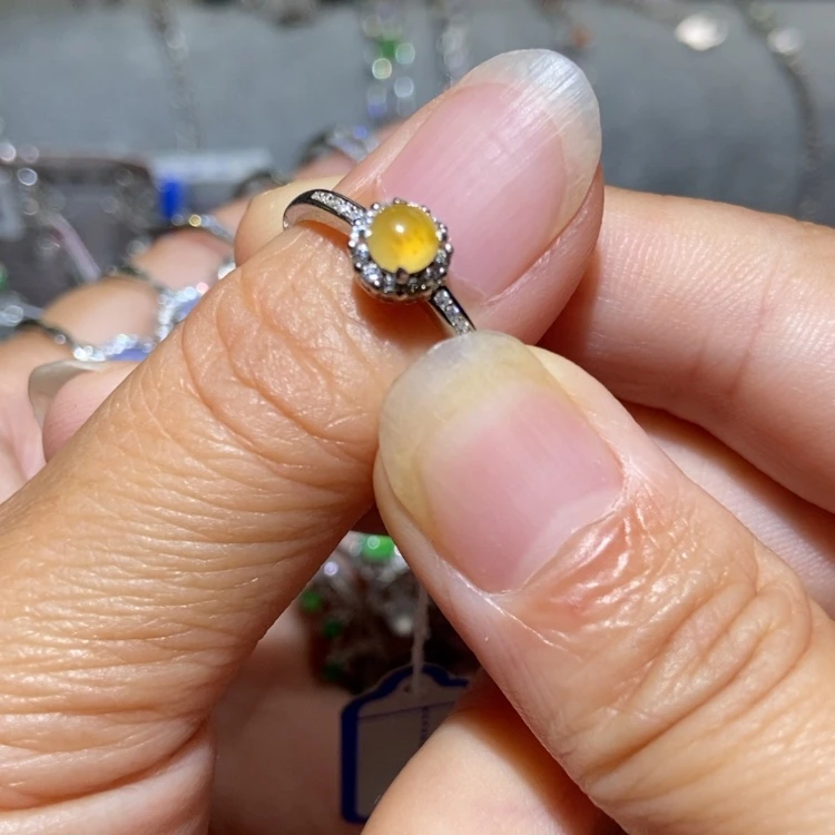 【闪购商品】定制翡翠银S925镶嵌