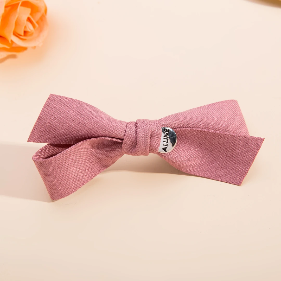 琳琳Karser/琳琳 小香风复古蝴蝶结发夹弹簧夹网红气质简约