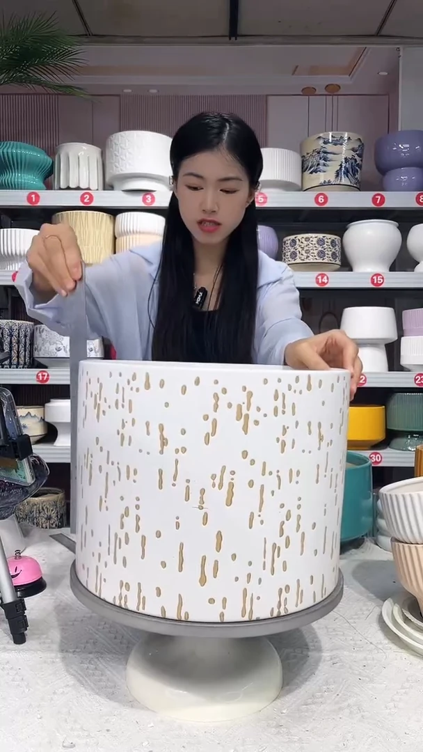 【闪购商品】陶瓷20CM以下树皮30*23