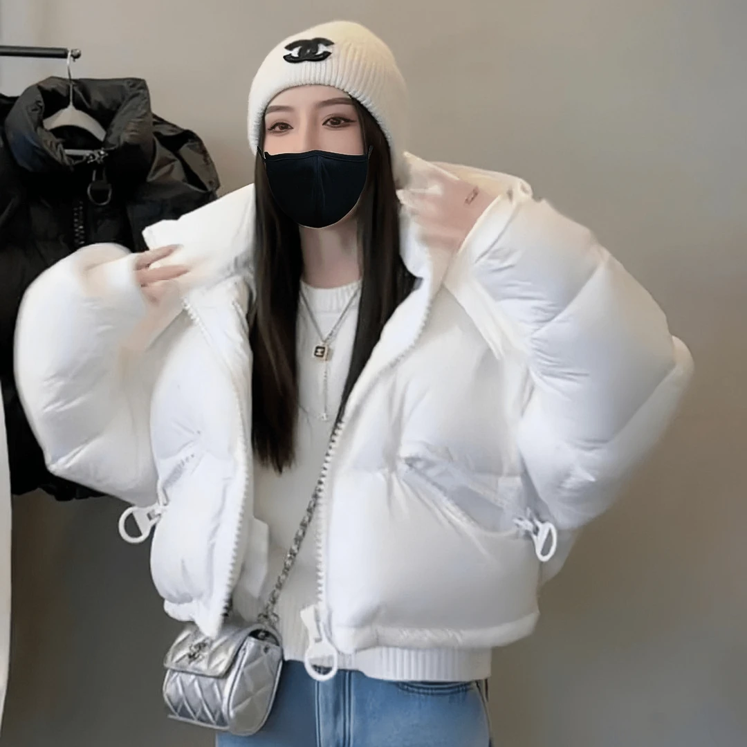 短款羽绒棉服外套女加厚短款上衣小个子网红款冬天外套女装冬款