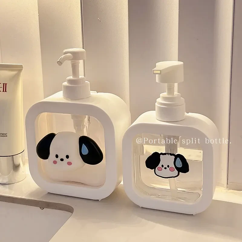 洗洁精分装瓶压取器洗衣液空瓶按压式洗手液瓶子沐浴露可爱高颜值