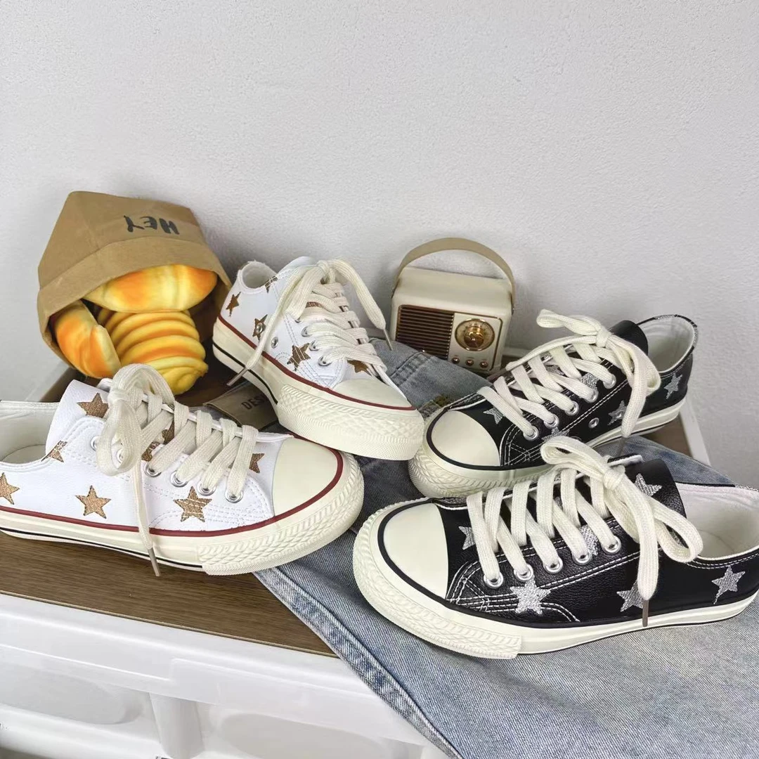 mj-8683春夏新款全皮面经典低帮板鞋女韩版学生百搭时尚休闲女潮