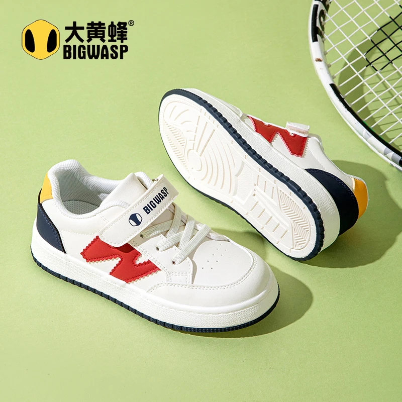 大黄蜂童鞋儿童板鞋男女童校园小白鞋百搭休闲运动鞋2025秋季新款