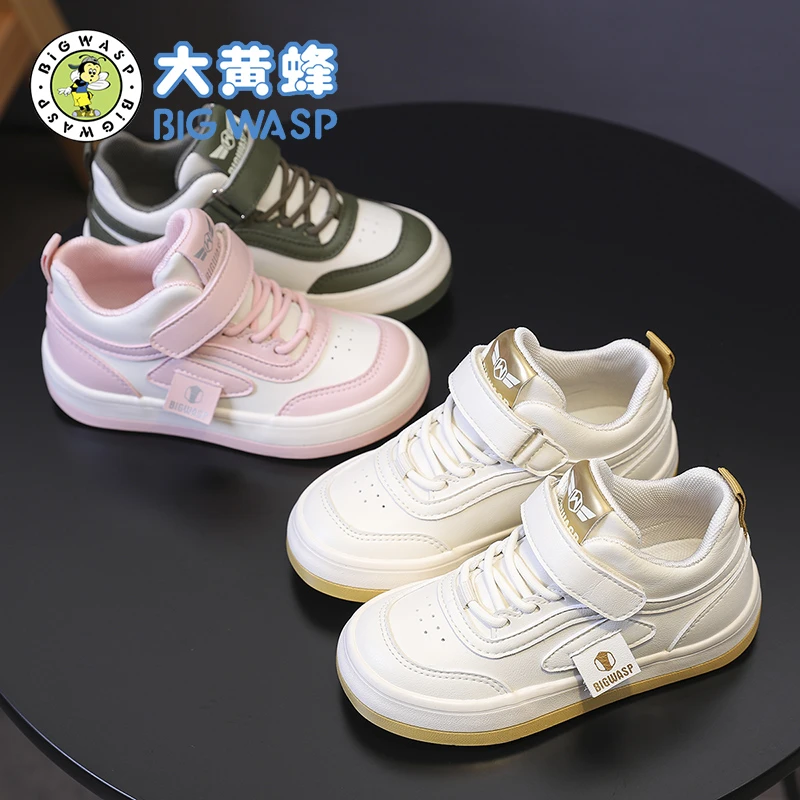 大黄蜂小白鞋2025秋季校园百搭男女同款时尚百搭板鞋防滑橡胶大底
