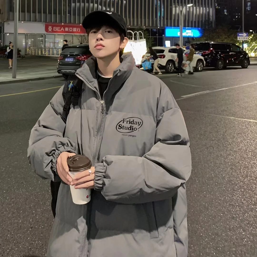 棉服男2023新款爆款冬季潮牌外套痞帅高级感棉衣冬装加厚美式棉袄