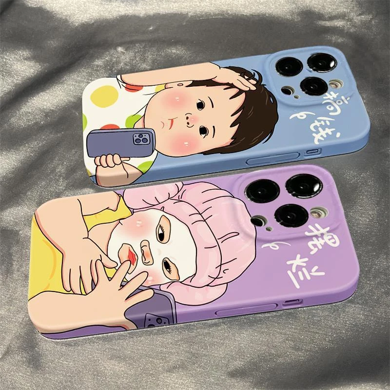 棒壳苹果华为OPPOVIVO小米趣味情侣菲林壳iPhone1314硬1112新款手
