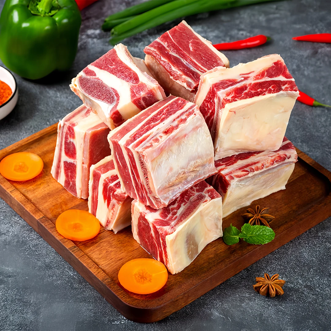 【顺丰包邮】多肉牛排块清真肋排块4斤肥瘦相间新鲜精选牛肉食材