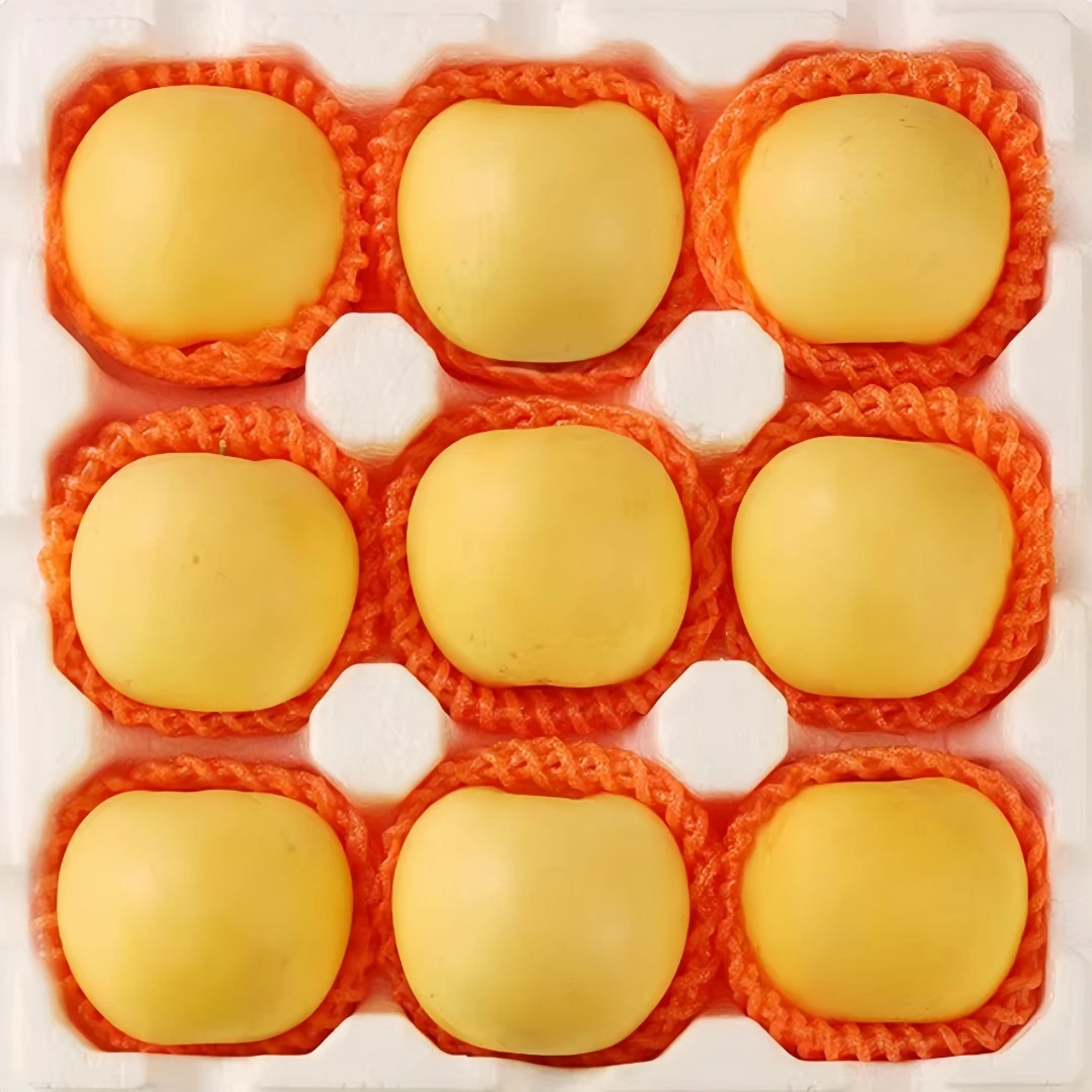 【高品质包邮】山东黄金奶油富士苹果脆甜多汁新鲜水果4.5斤包邮