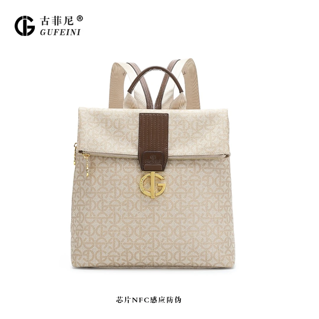 Gufeini/古菲尼女士春夏新款小清新背包小众设计爆款双肩包9618
