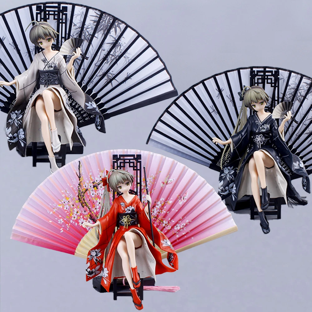 缘之空 春日野穹 和服扇子 穹妹手办 可换形态 二次元模型摆件