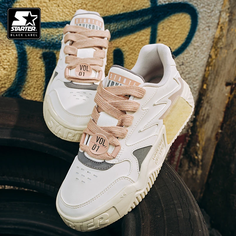 STARTER音浪鞋冬季潮流百搭轻质休闲舒适增高厚底板鞋 SF41VL001H