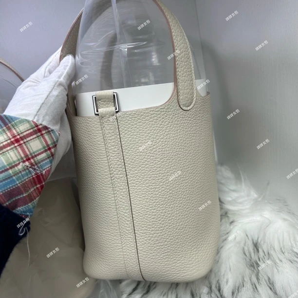 18cm女士包包tc皮全手工缝制