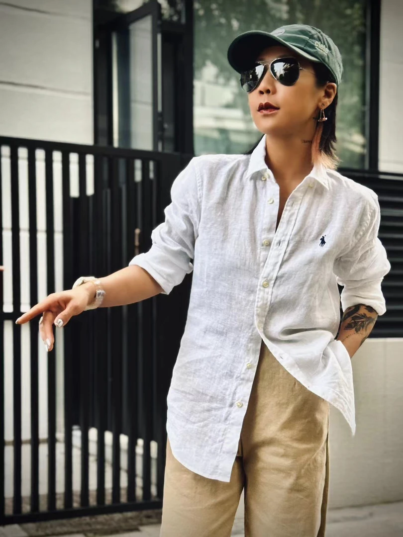 【Black Tiger】三色亚麻休闲复古衬衫