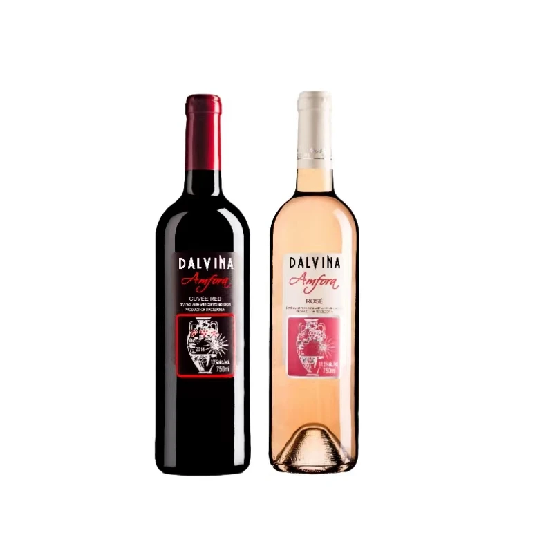 限量推广 安菲拉红和安菲拉桃红 半干型组合750ML*2瓶 二瓶组合