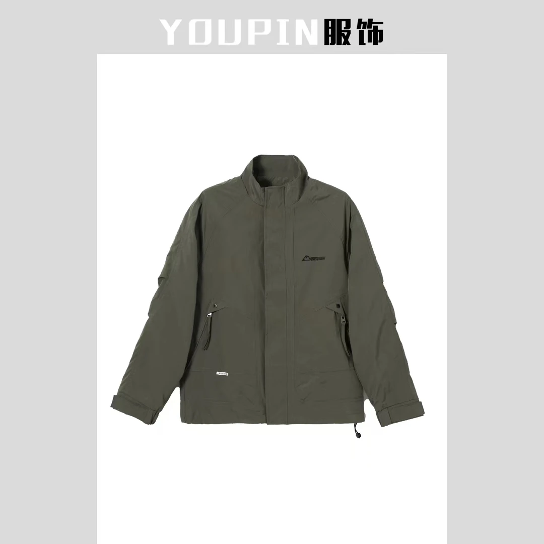 男士秋冬款新款百搭年轻经典立领夹克外套YY06