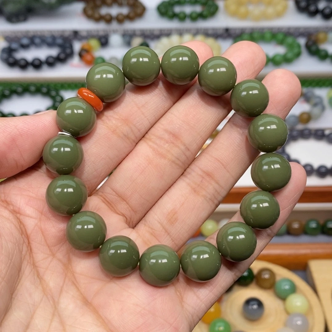 和田玉手串未镶嵌