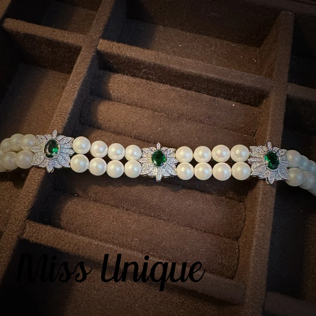 D5078绿色伊丽莎白手链