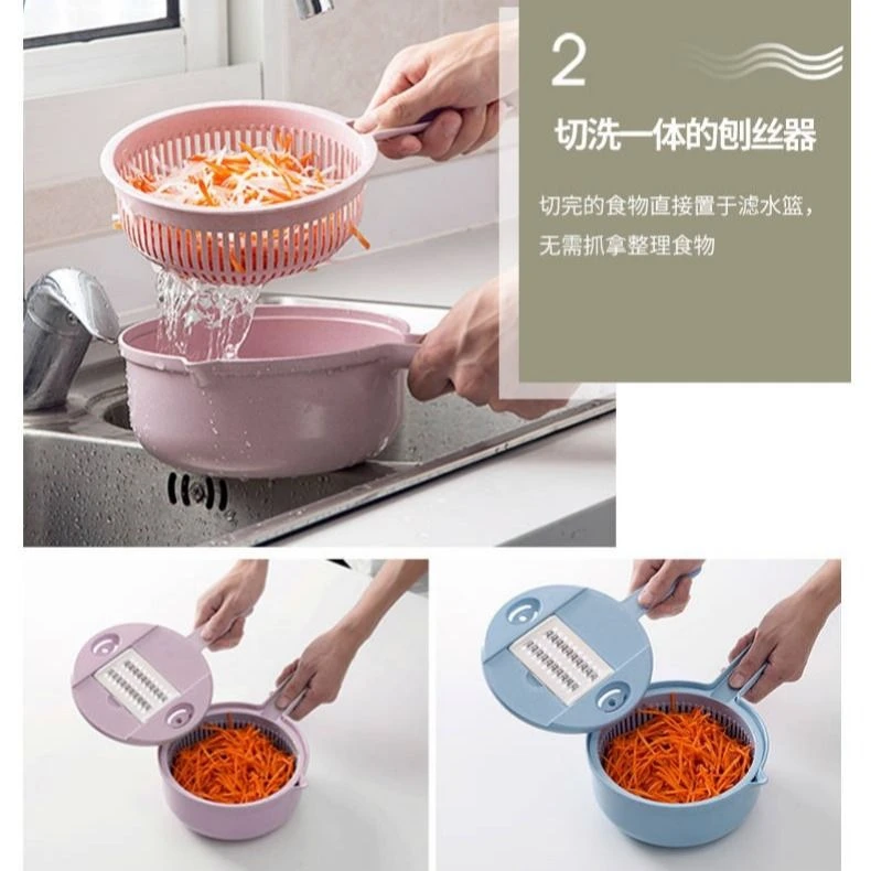 护手切菜神器 透明米色12件套