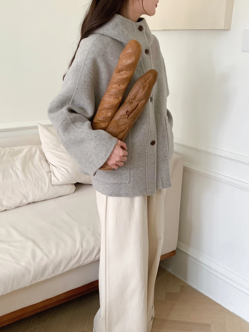 休闲韩版全毛斜纹立绒