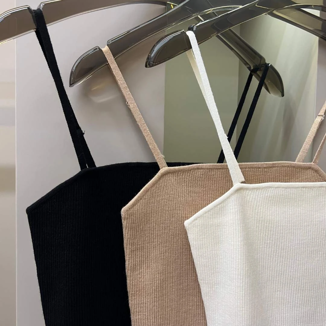 【H-DNA】肩带可调节羊毛背心吊带