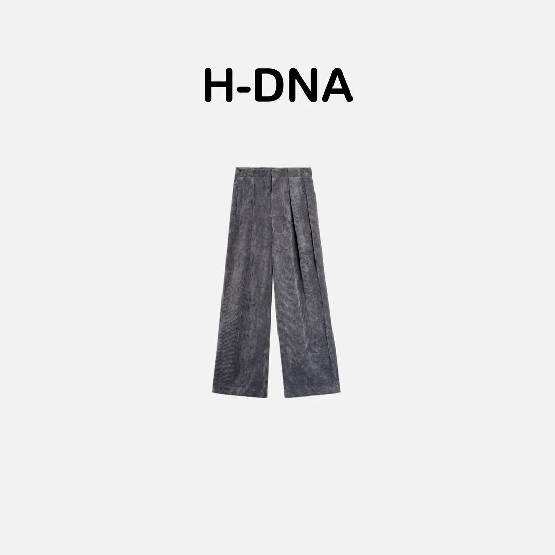 【H-DNA】"未志冬日"灯芯绒直筒休闲长裤