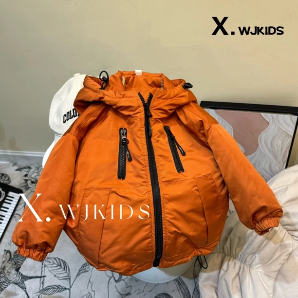 2024年新款儿童新时尚洋气童装儿童加棉外套冬装时尚外套