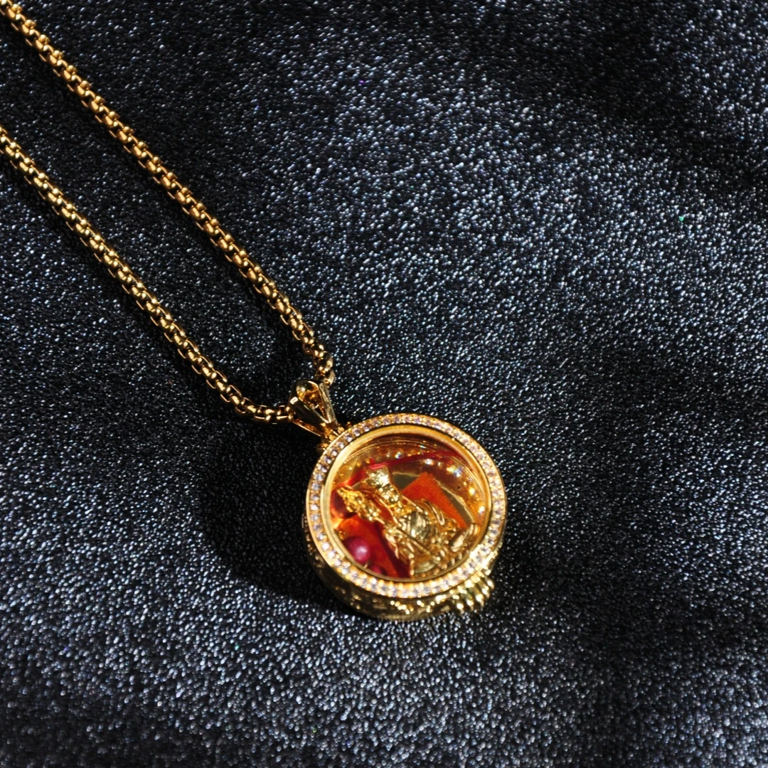 非金属布艺吊坠 【千万福】GWH地藏W民族风精致典雅吊坠-A0360008