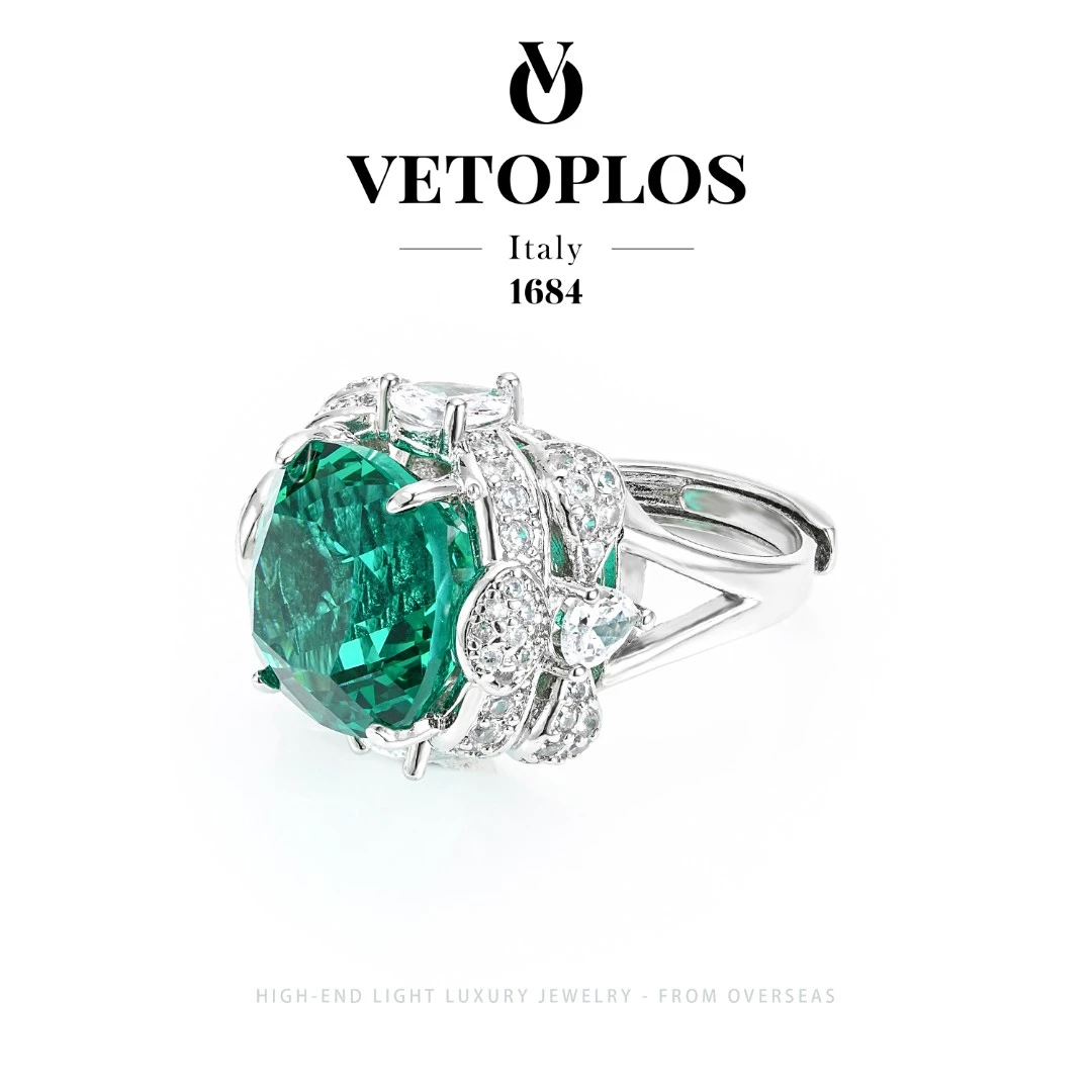 意· 绿翡之心【限定系列】深邃 活口戒 F0015