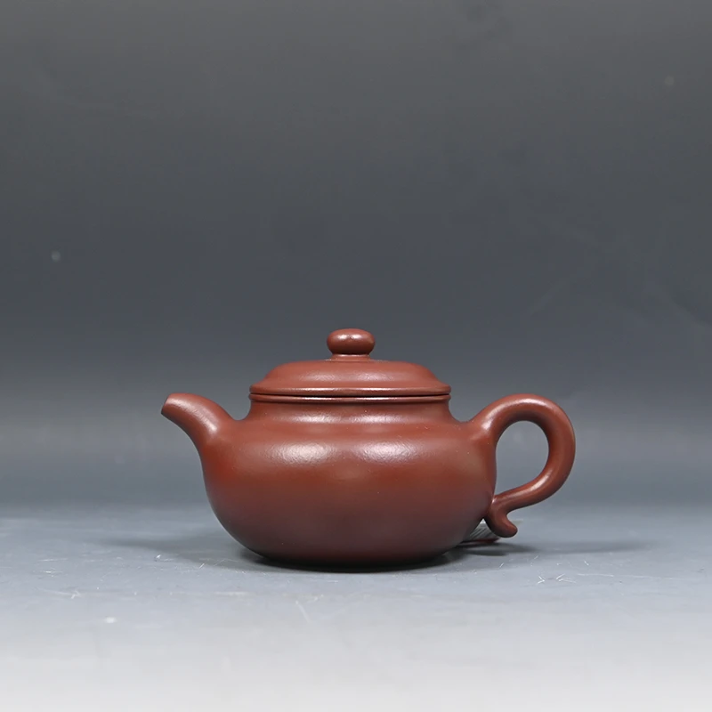 汲老严选 刘红霞老师作品 石红朱泥 全手工 大亨仿古壶